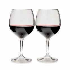 GSI Outdoors Nesting Red Wine Glass Set