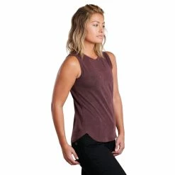 KUHL Konstance Tank - Women's 12 KUHL Konstance Tank - Women's -Climbing Accessories Outlet Shop 8477 konstance tank ganache print side pdp photo rsz 57535.1677021655
