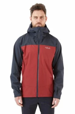 Rab Arc Eco Jacket - Men's -Climbing Accessories Outlet Shop Arc Eco waterproof jkt ox red 26967.1642034507