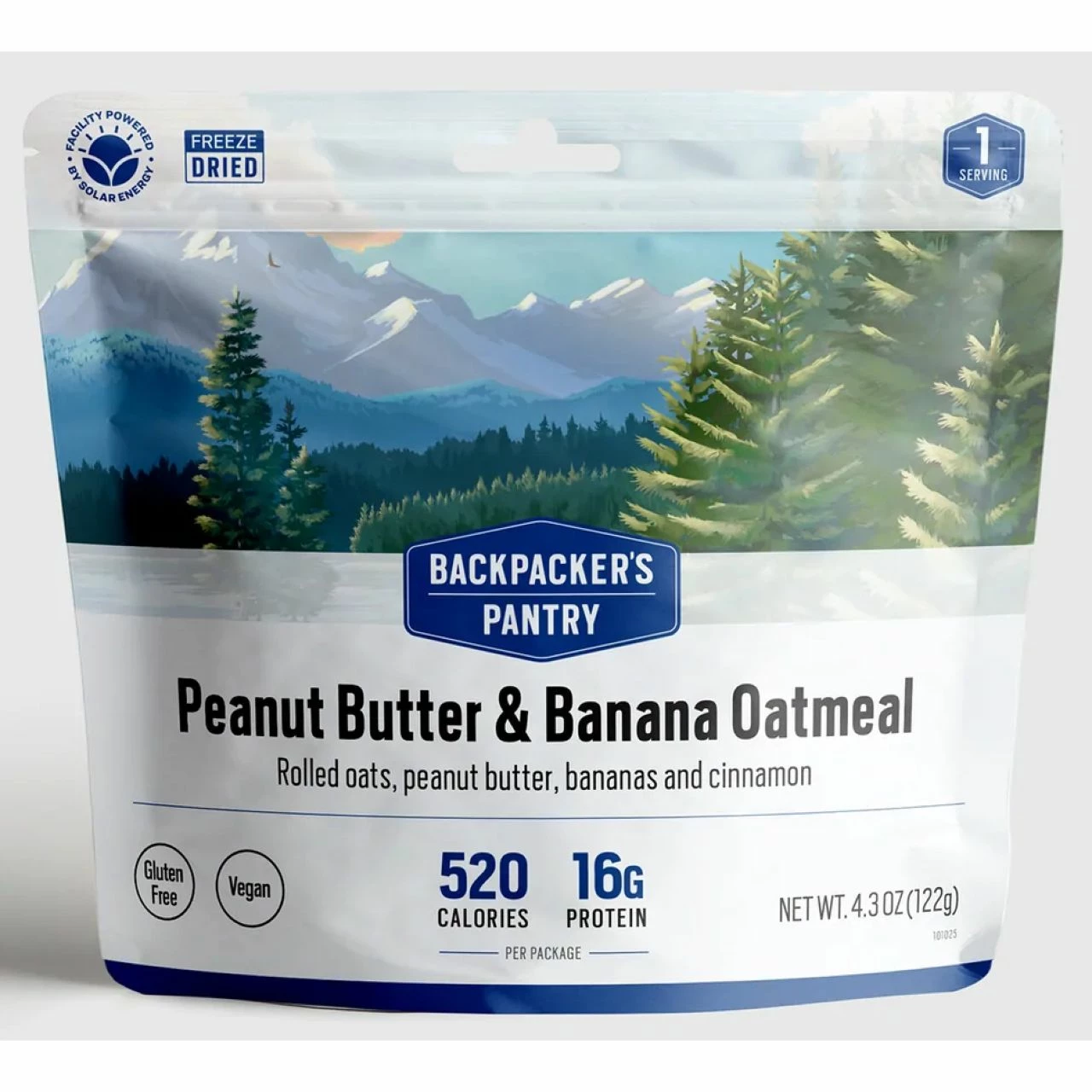 Backpacker's Pantry Peanut Butter & Banana Oatmeal - 1 Serving 1 Backpacker's Pantry Peanut Butter & Banana Oatmeal - 1 Serving