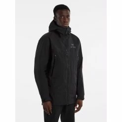 Arc'teryx Beta Long Jacket - Men's 13 Arc'teryx Beta Long Jacket - Men's -Climbing Accessories Outlet Shop Beta Long Jacket Black Front View rsz 15384.1674858226