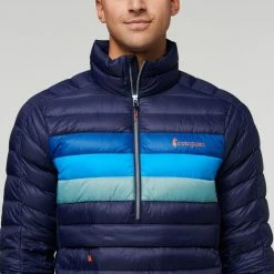 Cotopaxi Fuego Down Pullover - Men's (Fall 2022) 21 Cotopaxi Fuego Down Pullover - Men's (Fall 2022) -Climbing Accessories Outlet Shop Cotopaxi F22 M Fuego Down Pullover Maritime Stripes 4 33198.1676582700