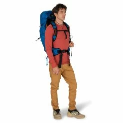 Osprey Exos 38 - Men's -Climbing Accessories Outlet Shop Exos 38L S22 OnBody1 BlueRibbon rsz 44772.1675907331