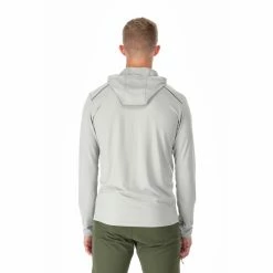 Rab Force Hoody - Men's 32 Rab Force Hoody - Men's -Climbing Accessories Outlet Shop Force Hoody DarkPewter QBL 09 DPW BACK on model rsz 16863.1646971621