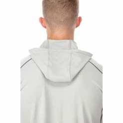 Rab Force Hoody - Men's 34 Rab Force Hoody - Men's -Climbing Accessories Outlet Shop Force Hoody DarkPewter QBL 09 DPW DETAIL1 on model rsz 66765.1646971621