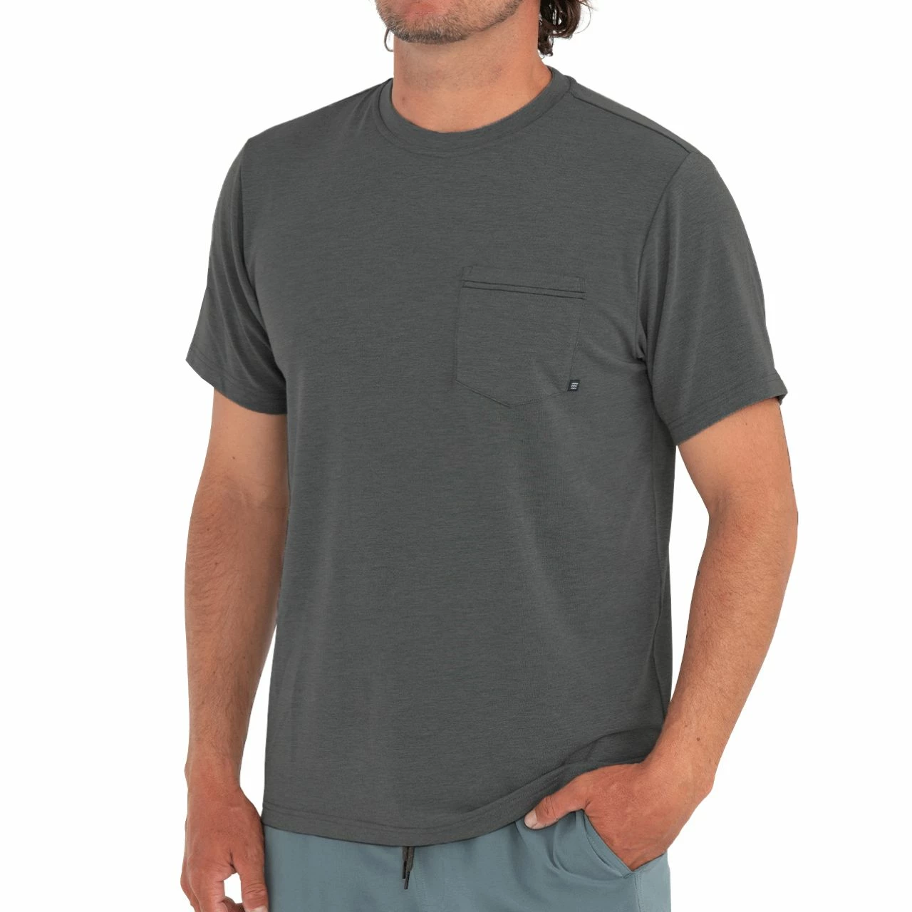 Free Fly Bamboo Flex Pocket Tee - Men's 3 Free Fly Bamboo Flex Pocket Tee - Men's - Image 3