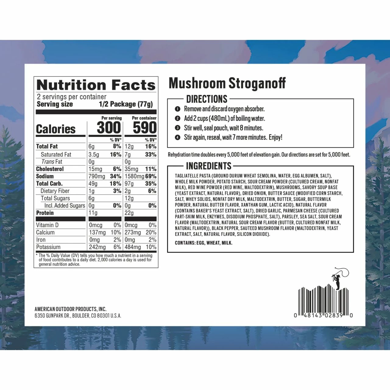 Backpacker's Pantry Mushroom Stroganoff 3 Backpacker's Pantry Mushroom Stroganoff - Image 3