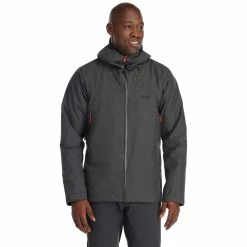 Rab Namche GTX Jacket - Men's 18 Rab Namche GTX Jacket - Men's -Climbing Accessories Outlet Shop Rab Namche GTX Jacket Graphene QWH 30 GRH DETAIL4 rsz 96887.1660238467