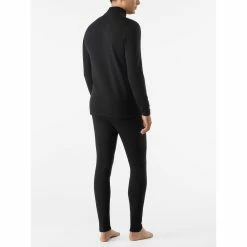 Arc'teryx Rho Heavyweight Bottom - Men's -Climbing Accessories Outlet Shop Rho Heavyweight Bottom Black Back View rsz 19752.1674240776