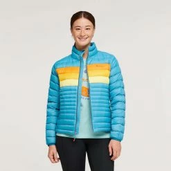 Cotopaxi Fuego Down Jacket - Women's 19 Cotopaxi Fuego Down Jacket - Women's -Climbing Accessories Outlet Shop S23WFuegoDownJacketPoolsideStripes 3 1200x 92345.1676582418