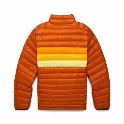 Cotopaxi Fuego Down Jacket - Men's -Climbing Accessories Outlet Shop S23 M Fuego Down Jacket Mezcal Flame Stripes B 61154.1674000236