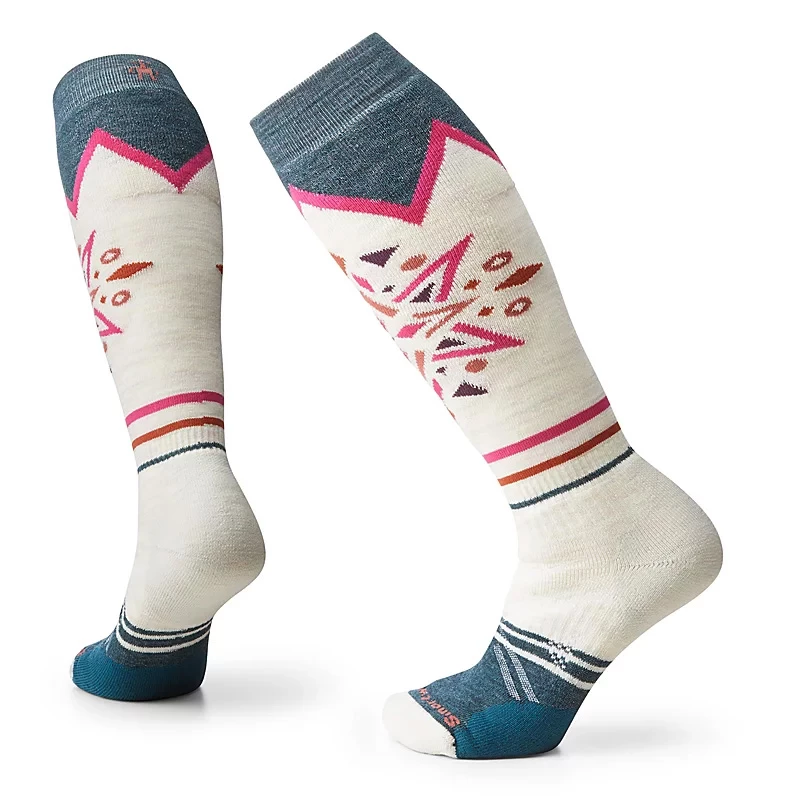Smartwool Ski Full Cushion Mountain Snowflake Pattern OTC Socks - Women's 1 Smartwool Ski Full Cushion Mountain Snowflake Pattern OTC Socks - Women's