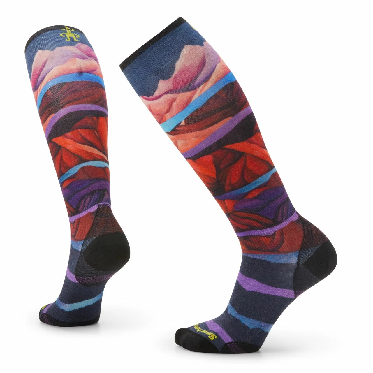 Smartwool Ski Zero Cushion Print OTC Socks - Women's 1 Smartwool Ski Zero Cushion Print OTC Socks - Women's