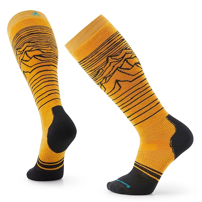 Smartwool Snowboard Full Cushion Iguchi Pattern OTC Socks - Men's 1 Smartwool Snowboard Full Cushion Iguchi Pattern OTC Socks - Men's