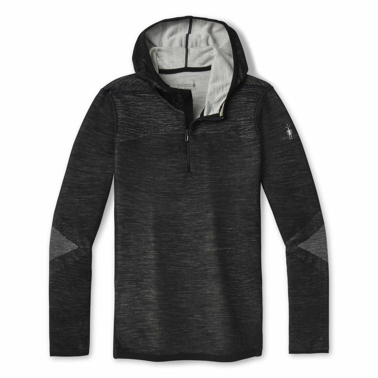 Smartwool Intraknit Thermal Merino Base Layer 1/2 Zip Hoodie - Men's 4 Smartwool Intraknit Thermal Merino Base Layer 1/2 Zip Hoodie - Men's - Image 4