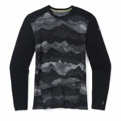 Smartwool Classic Thermal Merino Base Layer Pattern Crew - Men's