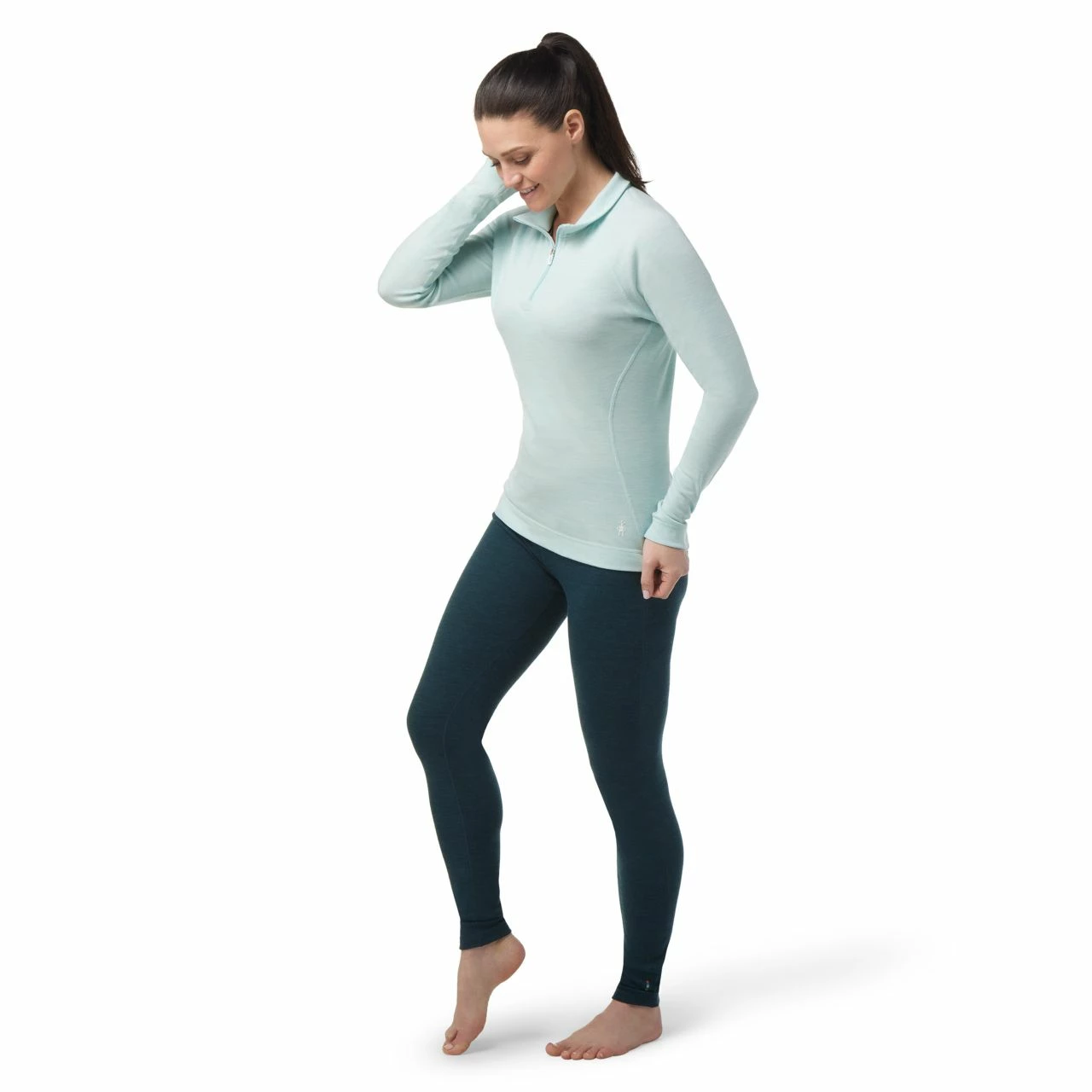 Smartwool Classic Thermal Merino Base Layer 1/4 Zip - Women's 10 Smartwool Classic Thermal Merino Base Layer 1/4 Zip - Women's - Image 10