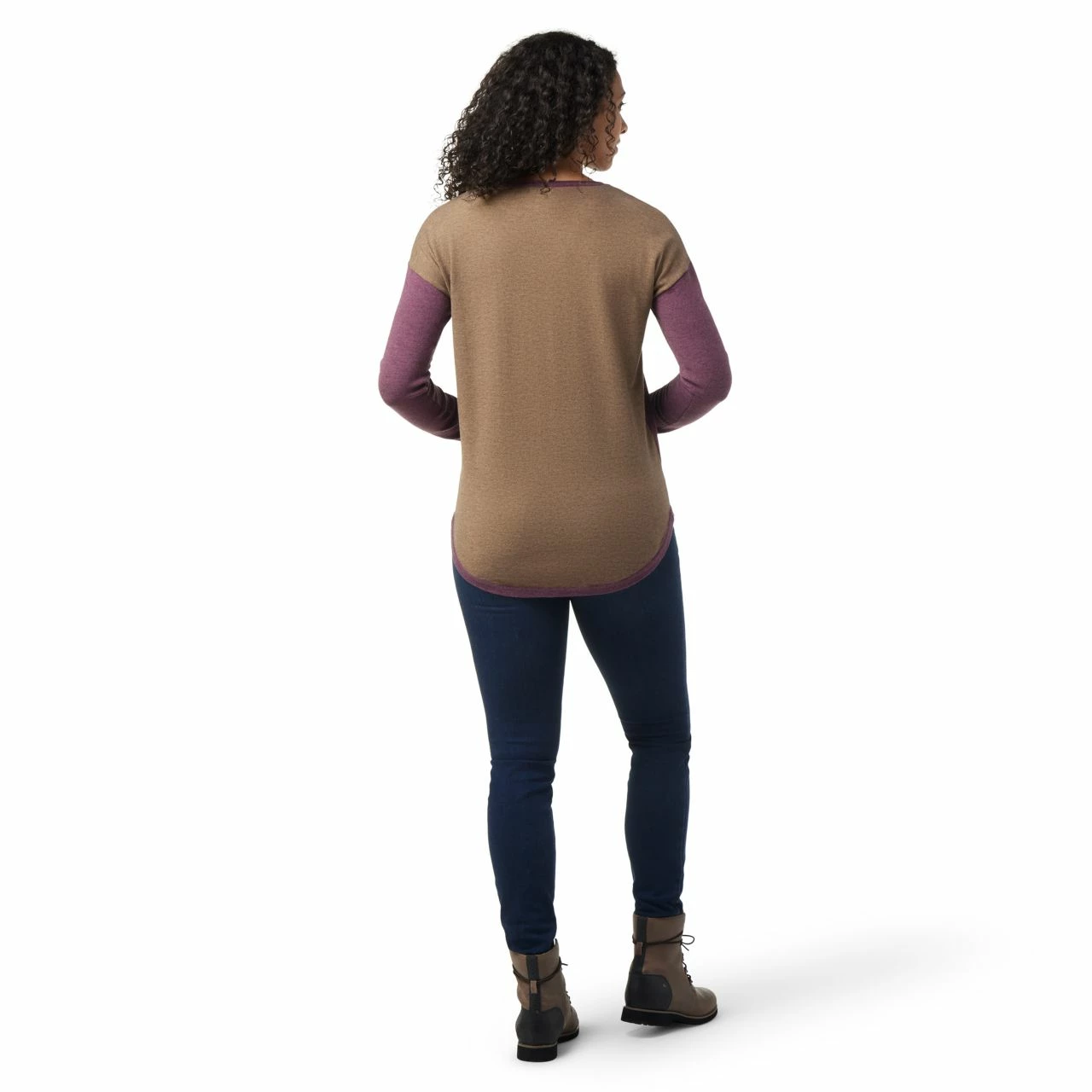 Smartwool Shadow Pine Colorblock Sweater - Women's (Fall 2022) 6 Smartwool Shadow Pine Colorblock Sweater - Women's (Fall 2022) - Image 6