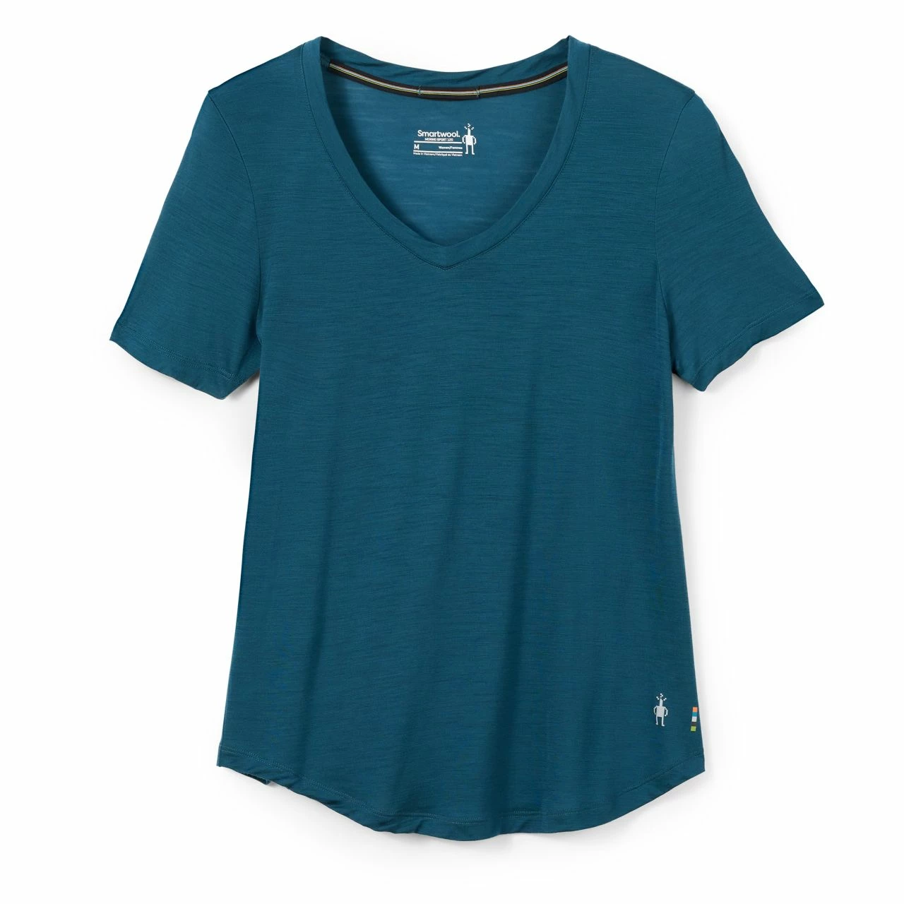 Smartwool Merino Sport 120 V-Neck Short Sleeve - Women's (Spring 2022) 7 Smartwool Merino Sport 120 V-Neck Short Sleeve - Women's (Spring 2022) - Image 7