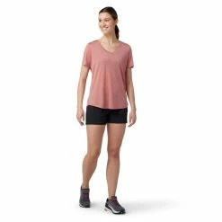 Smartwool Merino Sport 120 V-Neck Short Sleeve - Women's (Spring 2022) 13 Smartwool Merino Sport 120 V-Neck Short Sleeve - Women's (Spring 2022) -Climbing Accessories Outlet Shop SW016539J59 2 p rsz 76877.1657819928