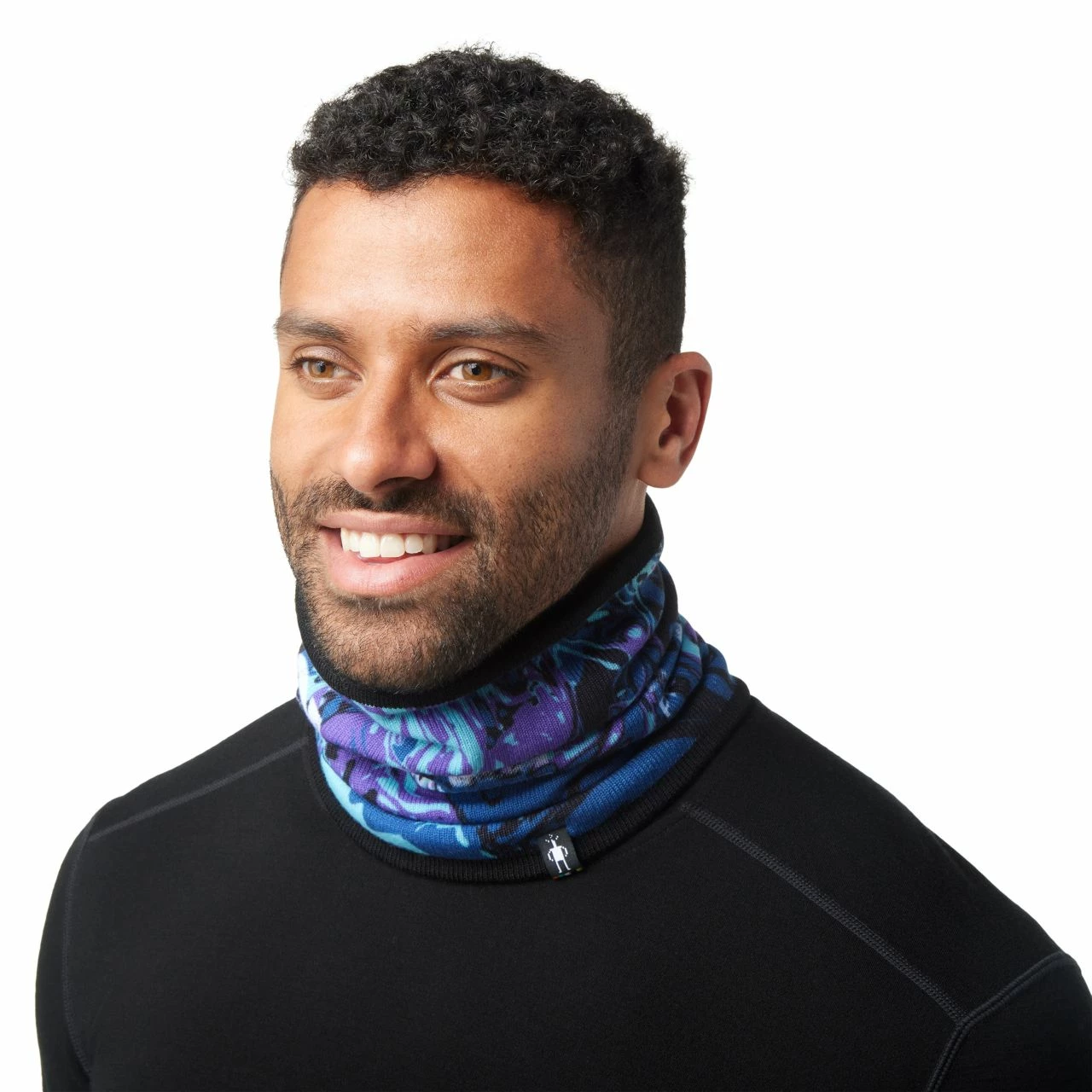 Smartwool POW Print Neck Gaiter 4 Smartwool POW Print Neck Gaiter - Image 4