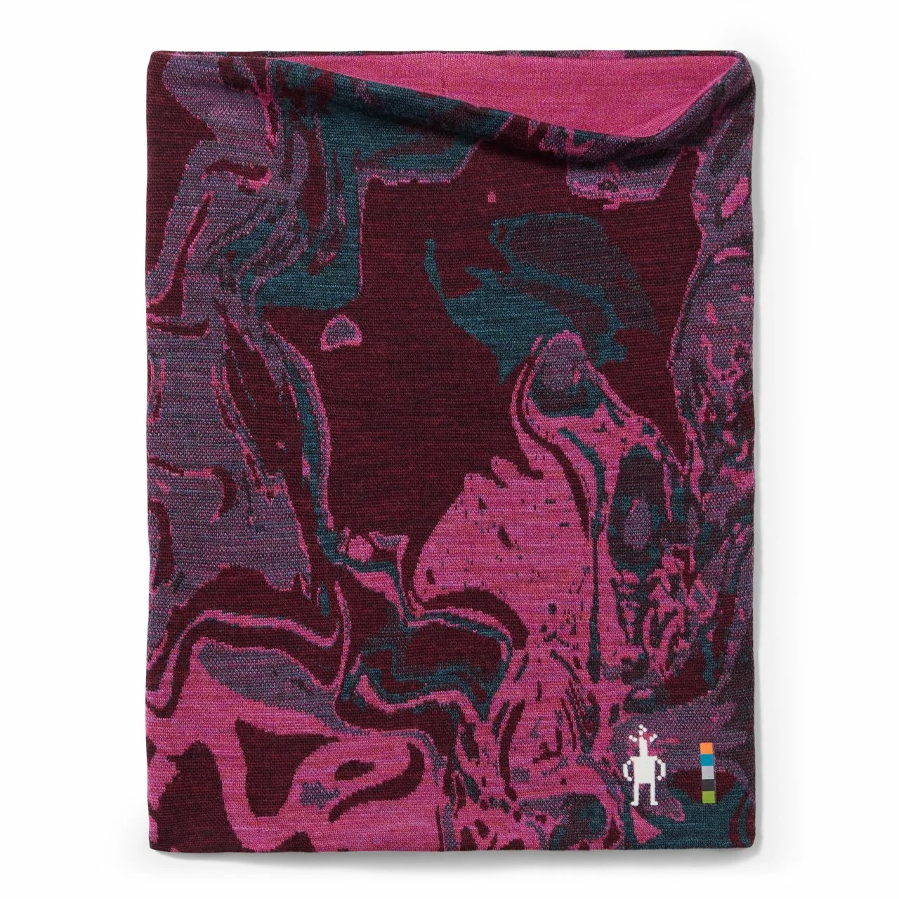 Smartwool Thermal Merino Reversible Pattern Neck Gaiter 4 Smartwool Thermal Merino Reversible Pattern Neck Gaiter - Image 4