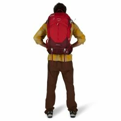 Osprey Stratos 34 - Men's 25 Osprey Stratos 34 - Men's -Climbing Accessories Outlet Shop Stratos 34L S22 OnBody3 PoinsettiaRed rsz 93777.1655767949