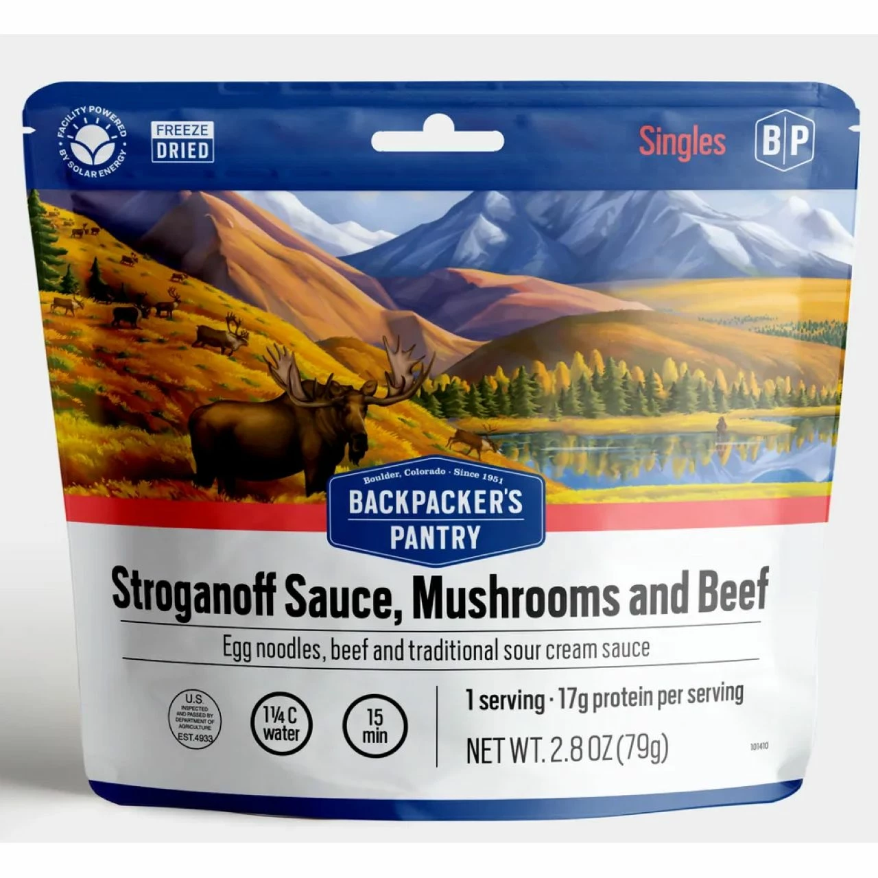 Backpacker's Pantry Stroganoff Sauce, Mushrooms And Beef - 1 Serving 1 Backpacker's Pantry Stroganoff Sauce, Mushrooms And Beef - 1 Serving