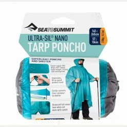 Sea To Summit Ultra-Sil Nano Tarp Poncho 5 Sea To Summit Ultra-Sil Nano Tarp Poncho -Climbing Accessories Outlet Shop UltraSilTarpPoncho Blue Packaged rsz 47230.1646256057