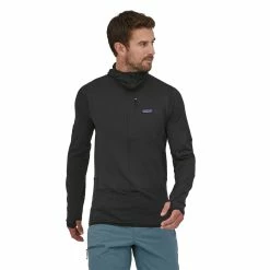 Patagonia R1 Pullover Hoody - Men's 12 Patagonia R1 Pullover Hoody - Men's -Climbing Accessories Outlet Shop WBF22 40069 BLK TM1 rsz 03009.1673389319