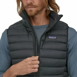 Patagonia Down Sweater Vest - Men's 16 Patagonia Down Sweater Vest - Men's -Climbing Accessories Outlet Shop WBF22 84623 BLK CSZIP rsz 03660.1661212683