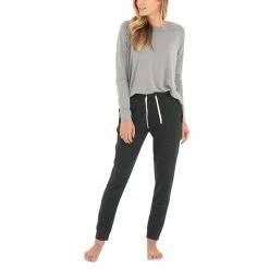 Free Fly Bamboo Fleece Jogger - Women's (Fall 2022) -Climbing Accessories Outlet Shop W Fleece Jogger HeatherBlack 2 600x 85762.1676491238