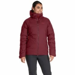 Rab Valiance Jacket - Women's 22 Rab Valiance Jacket - Women's -Climbing Accessories Outlet Shop Womens Valiance Jacket DeepHeather QDB 50 DEH DETAIL4 rsz 36613.1664564329