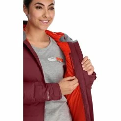 Rab Valiance Jacket - Women's 18 Rab Valiance Jacket - Women's -Climbing Accessories Outlet Shop Womens Valiance Jacket DeepHeather QDB 50 DEH DETAIL7 rsz 48626.1664564329