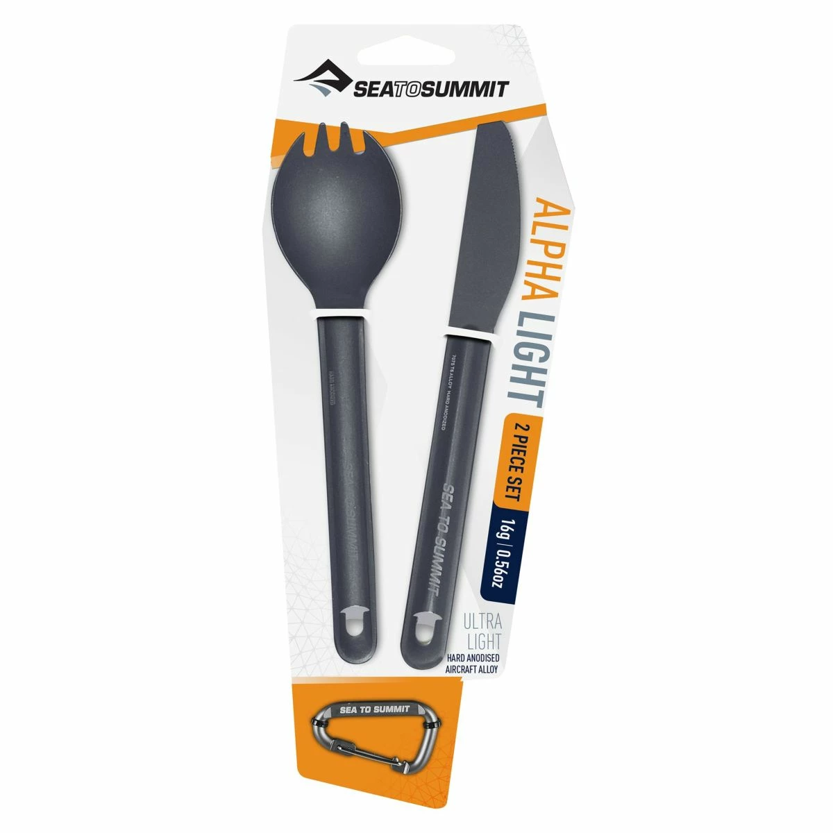 Sea To Summit Alpha Light 2 Piece - Spork And Knife 1 Sea To Summit Alpha Light 2 Piece - Spork And Knife