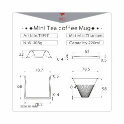 Keith Titanium Mini Coffee & Tea Maker 25 Keith Titanium Mini Coffee & Tea Maker -Climbing Accessories Outlet Shop ctm 7 51315.1626822556