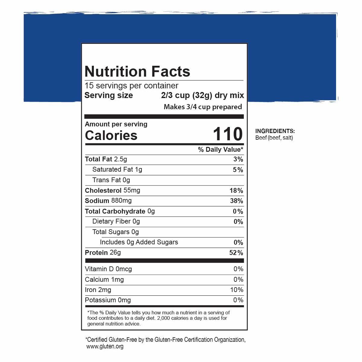 Mountain House Diced Beef - No. 10 Can 2 Mountain House Diced Beef - No. 10 Can - Image 2