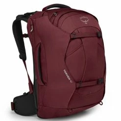 Osprey Fairview 40 Travel Pack - Women's 23 Osprey Fairview 40 Travel Pack - Women's -Climbing Accessories Outlet Shop fairviewpack40 s22 side zirconred rsz 69355.1666649952