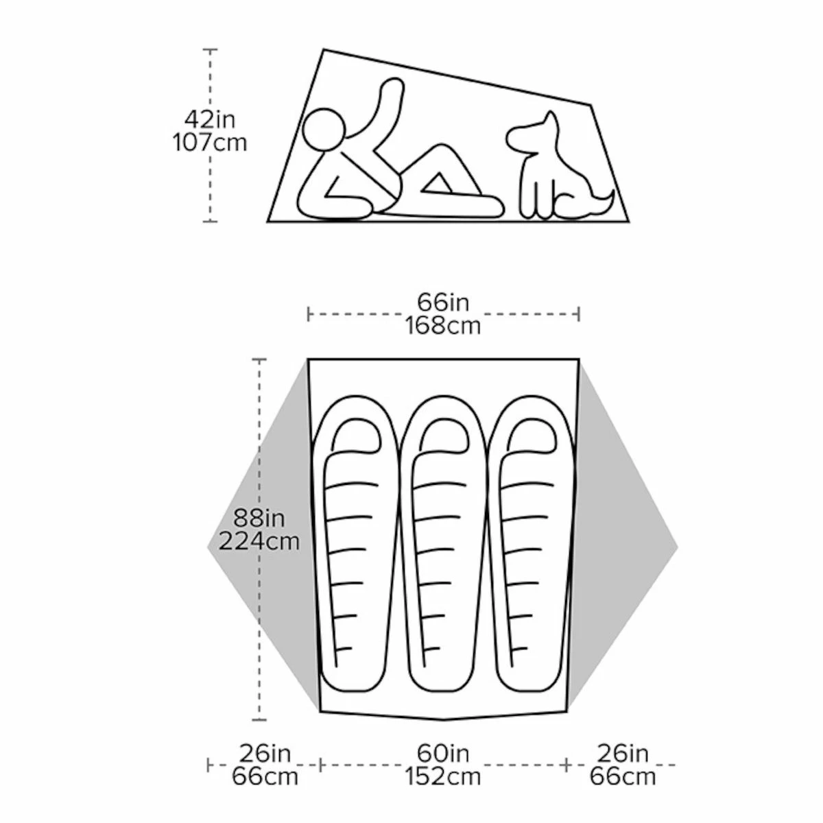 Big Agnes Tiger Wall UL3 Solution Dye 5 Big Agnes Tiger Wall UL3 Solution Dye - Image 5