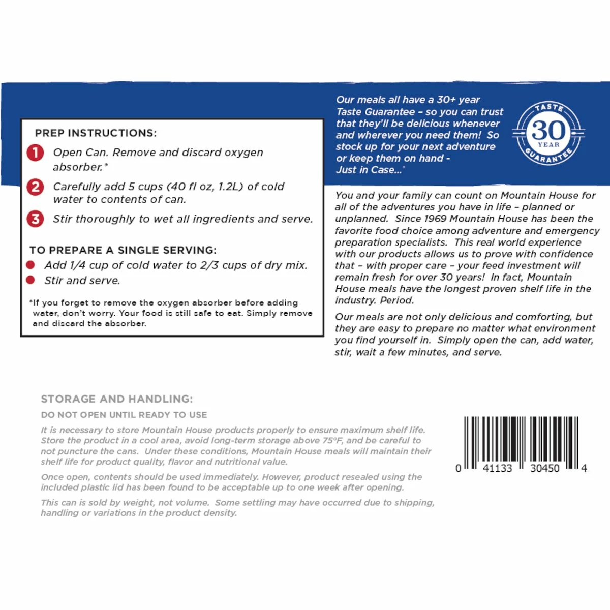 Mountain House Granola With Milk And Blueberries - No. 10 Can 3 Mountain House Granola With Milk And Blueberries - No. 10 Can - Image 3
