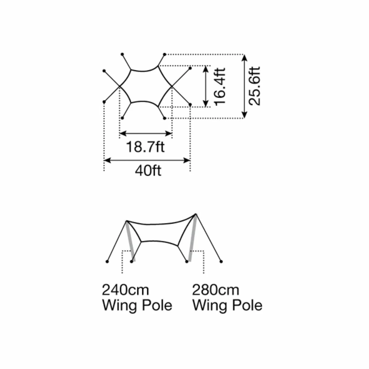 Snow Peak HD Hexa Tarp Pro Set L 5 Snow Peak HD Hexa Tarp Pro Set L - Image 5