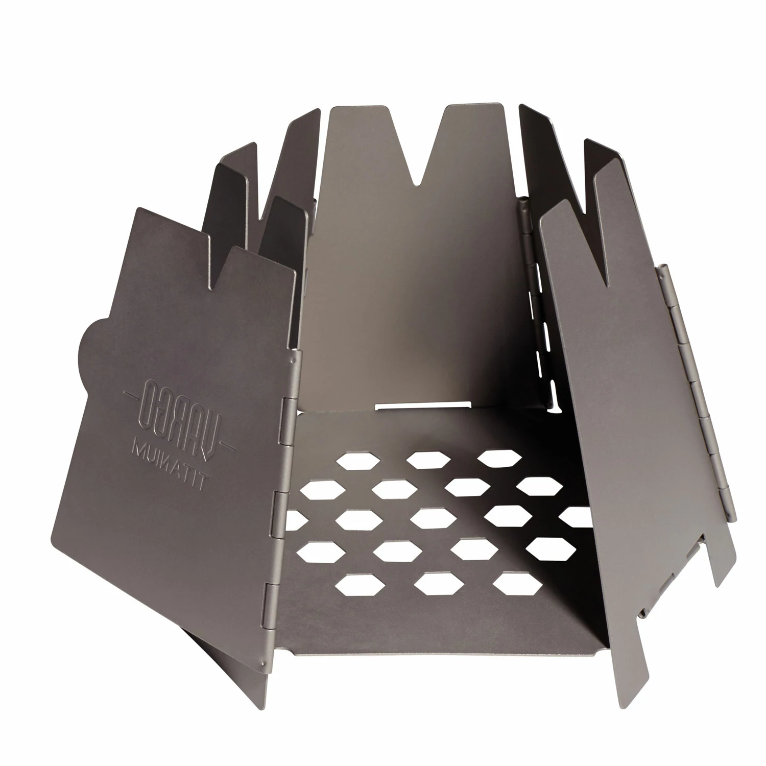 Vargo Outdoors Titanium Hexagon Wood Stove 2 Vargo Outdoors Titanium Hexagon Wood Stove - Image 2