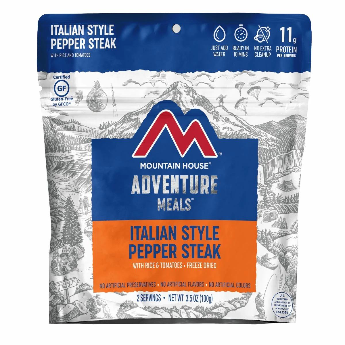 Mountain House Italian Style Pepper Steak 1 Mountain House Italian Style Pepper Steak