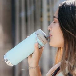 Klean Kanteen TKWide W/ Twist Cap - 16 Oz 11 Klean Kanteen TKWide W/ Twist Cap - 16 Oz -Climbing Accessories Outlet Shop k16tkwpt bt twist straw cap sipping lifestyle rsz 86490.1672357849