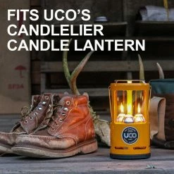 UCO 9 Hour Candles - 3 Pack -Climbing Accessories Outlet Shop l can3pk uco 9 hour candles fits candlelier rsz 07956.1663892663