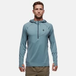 Black Diamond Alpenglow Pro Hoody - Men's 18 Black Diamond Alpenglow Pro Hoody - Men's -Climbing Accessories Outlet Shop m alpenglow pro storm blue model front rsz 57624.1675370762