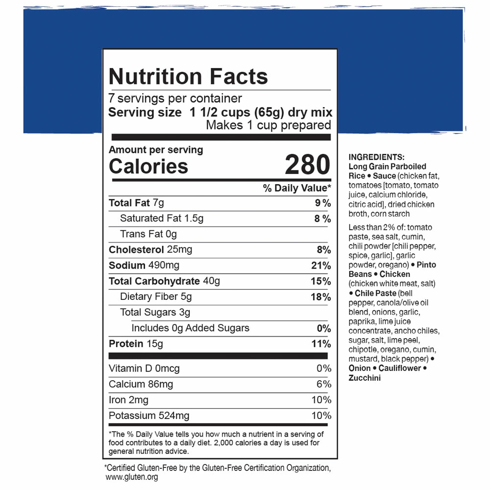 Mountain House Mexican Style Adobo Rice & Chicken - No. 10 Can 2 Mountain House Mexican Style Adobo Rice & Chicken - No. 10 Can - Image 2