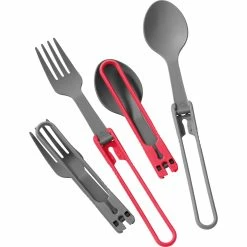 MSR Folding Utensils 4-Pack - Spoons & Forks