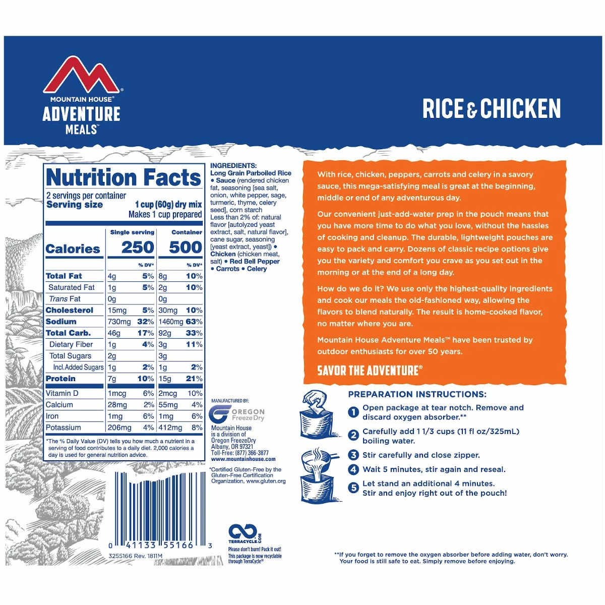 Mountain House Rice & Chicken 2 Mountain House Rice & Chicken - Image 2