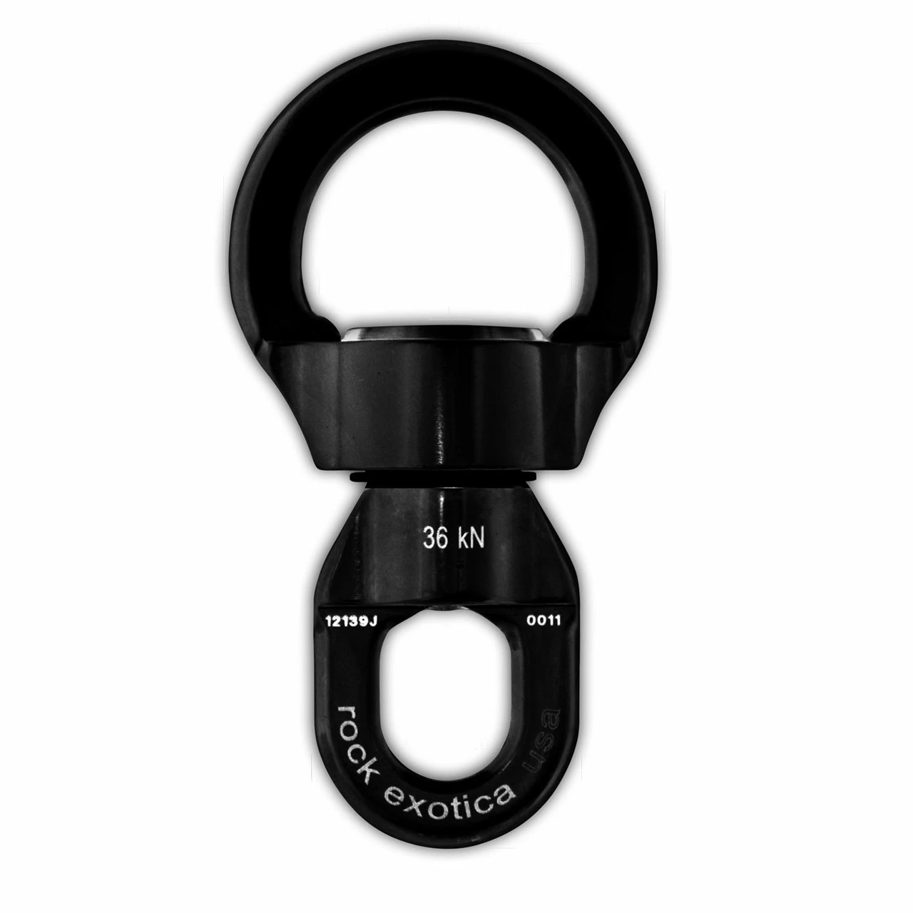 Rock Exotica Rotator Round Stainless Steel Swivel - Black 1 Rock Exotica Rotator Round Stainless Steel Swivel - Black